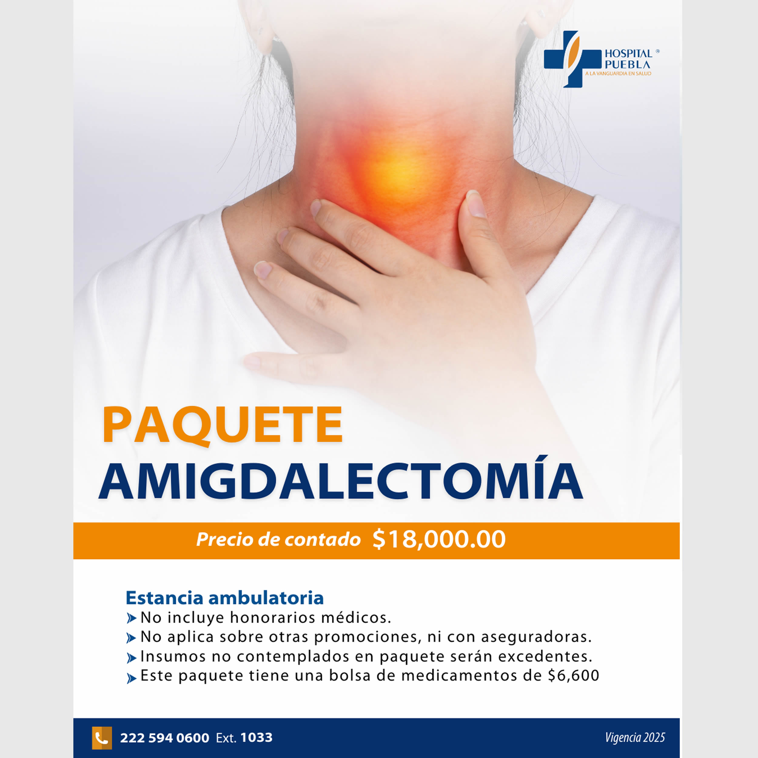 Paquete de Amigdalectomía