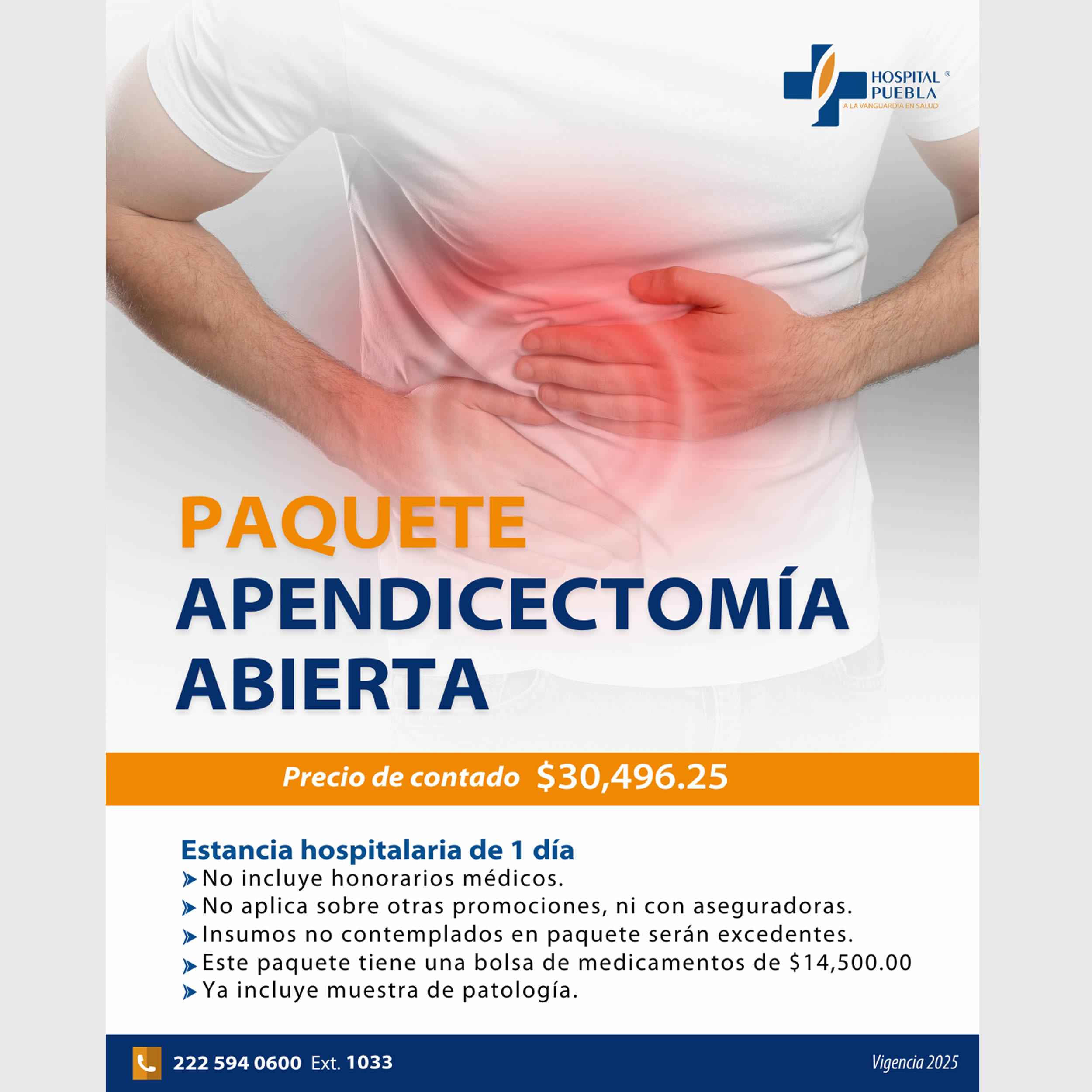 Paquete de Apendicetomía Abierta