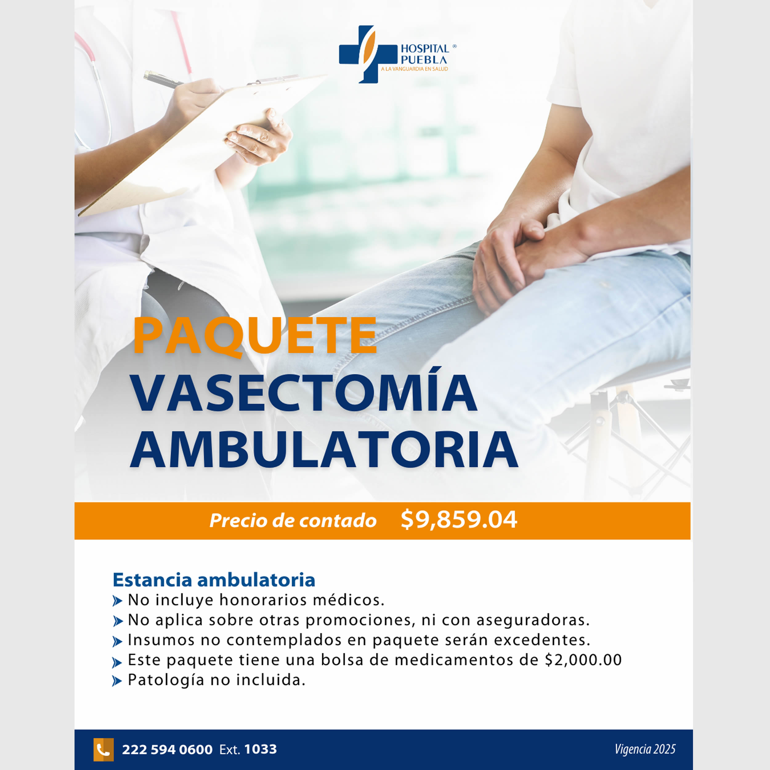 Paquete de Vasectomía Ambulatoria